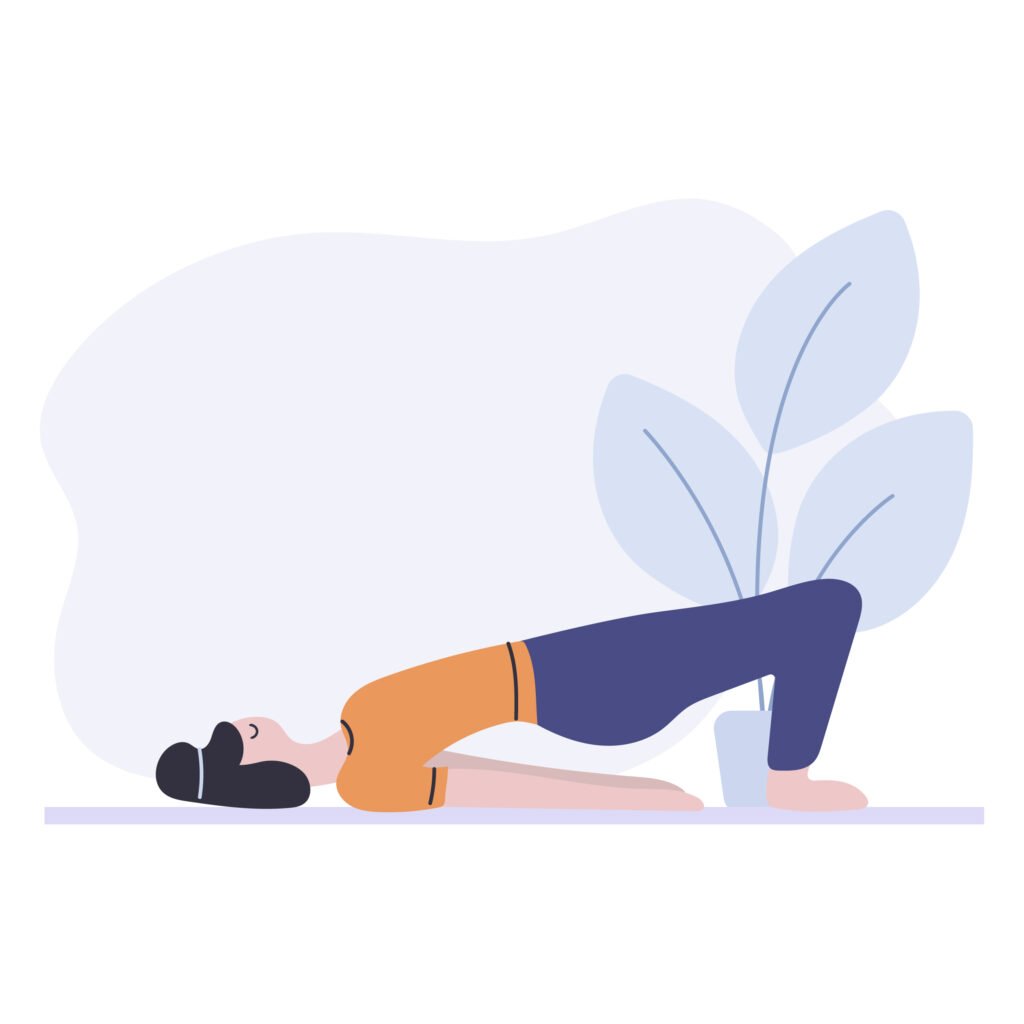 how to squeeze pelvic floor muscles - woman doing pelvic floor exercise
